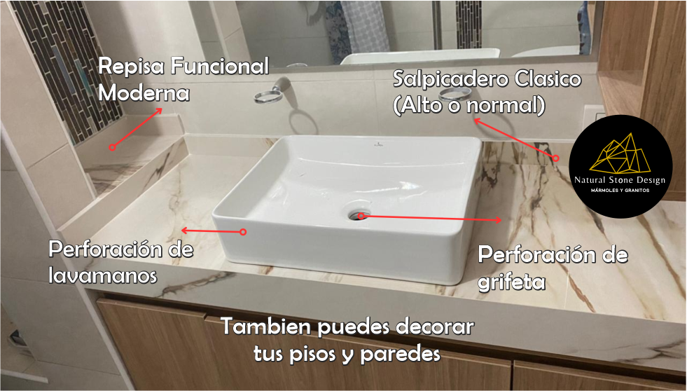 mesones para baño